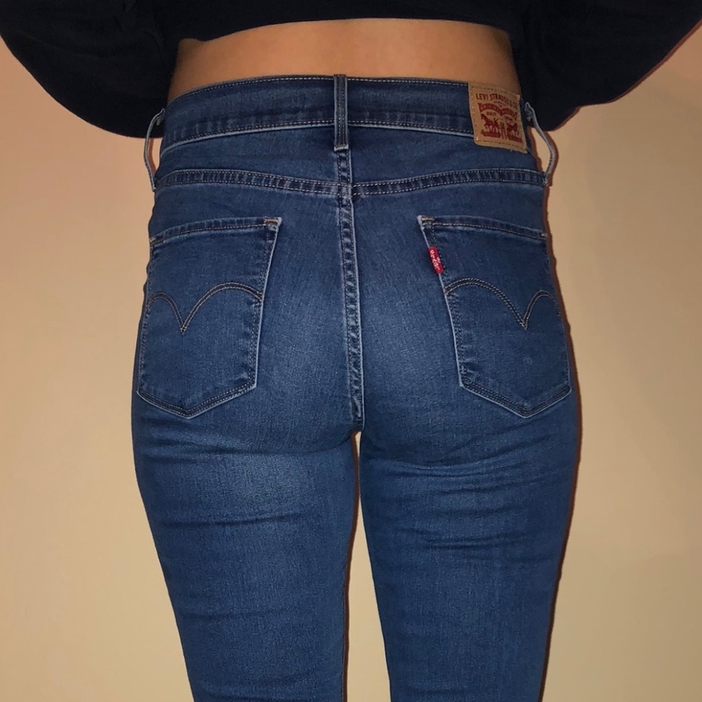 Levi's Skinny Blue Jeans